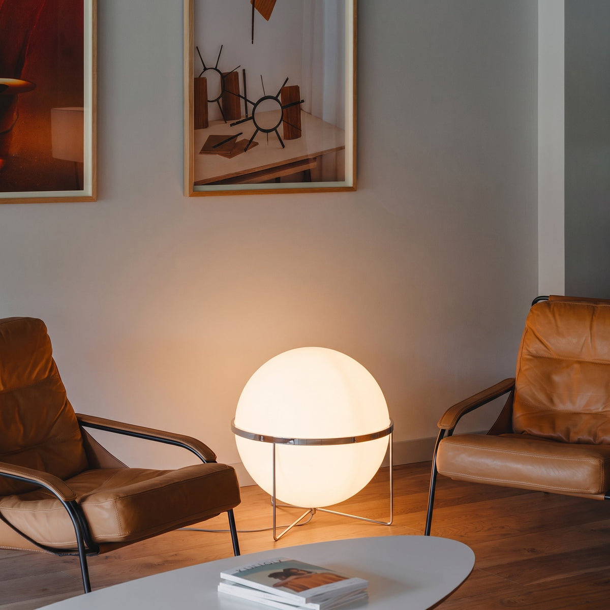 Mid-Century Modern Geometric Globe LED Lighting