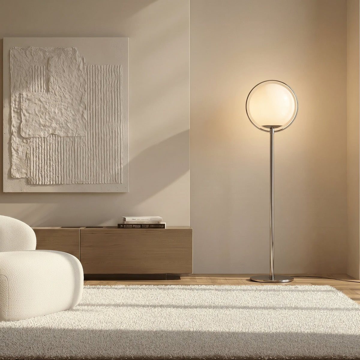 Mid-Century Modern Geometric Globe LED Lighting