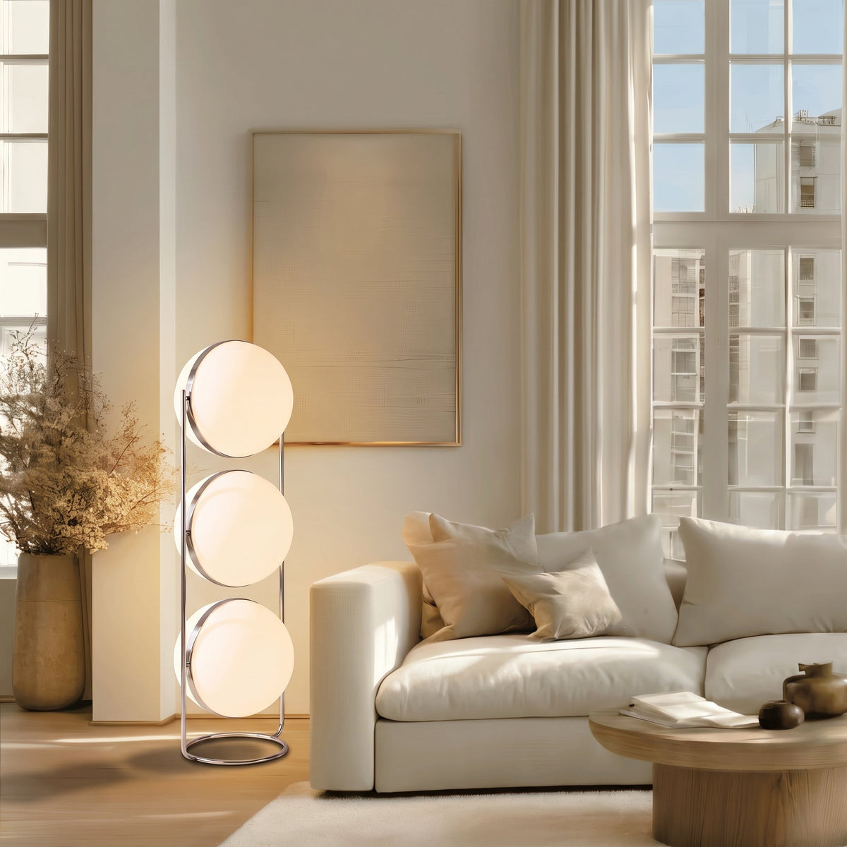 Mid-Century Modern Geometric Globe LED Lighting