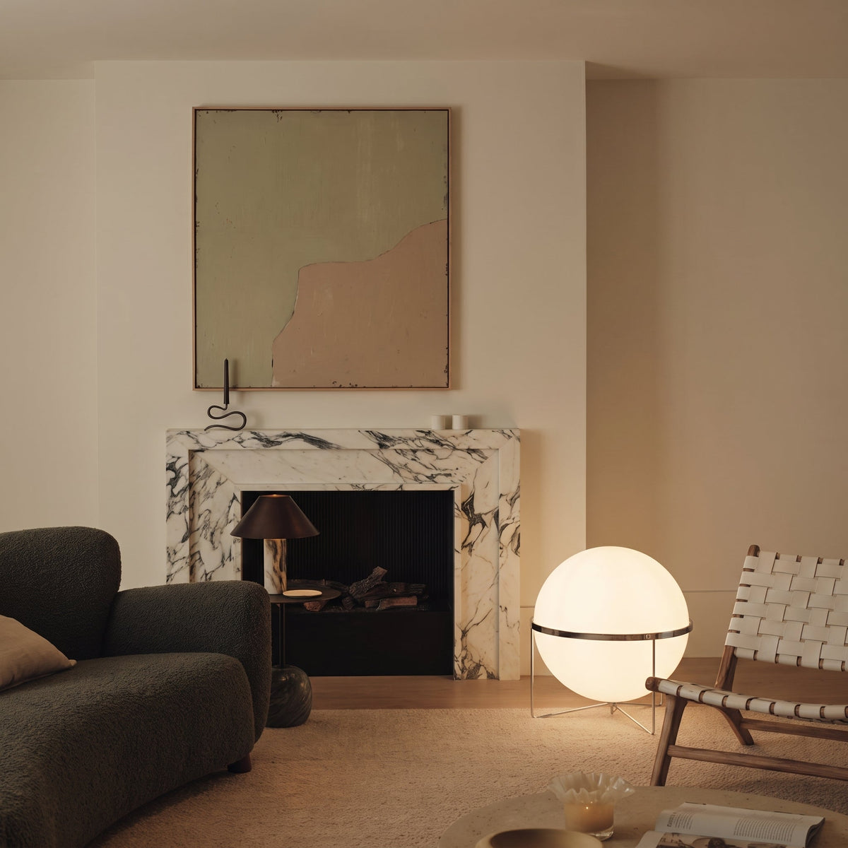 Mid-Century Modern Geometric Globe LED Lighting