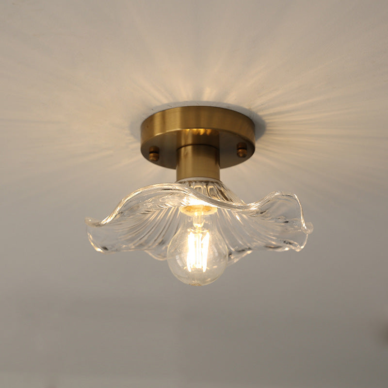 Hibiscus Ceiling Light – Elegant Floral Glass Lighting