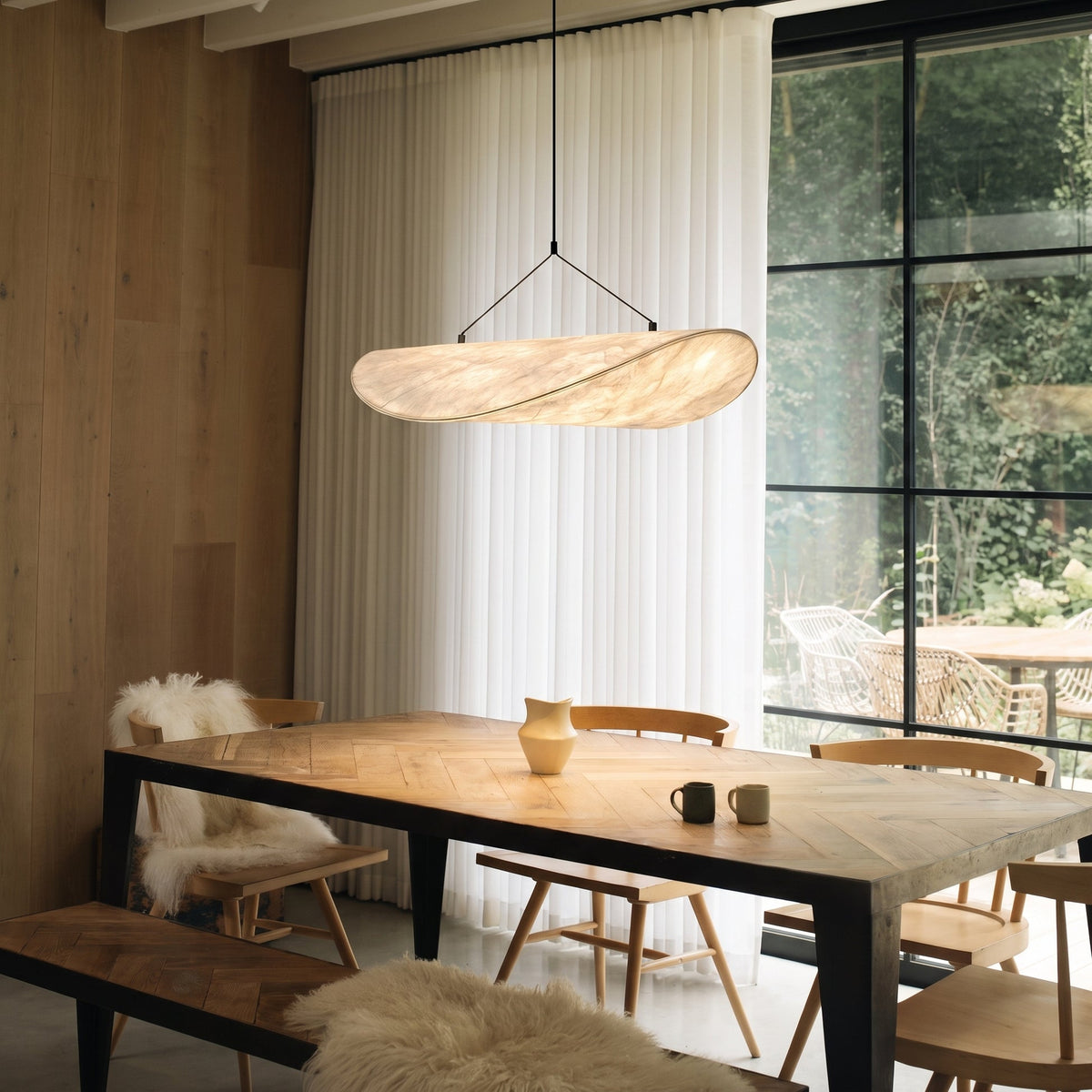 Japandi Pendant Light – Modern Minimalist Hanging Lighting