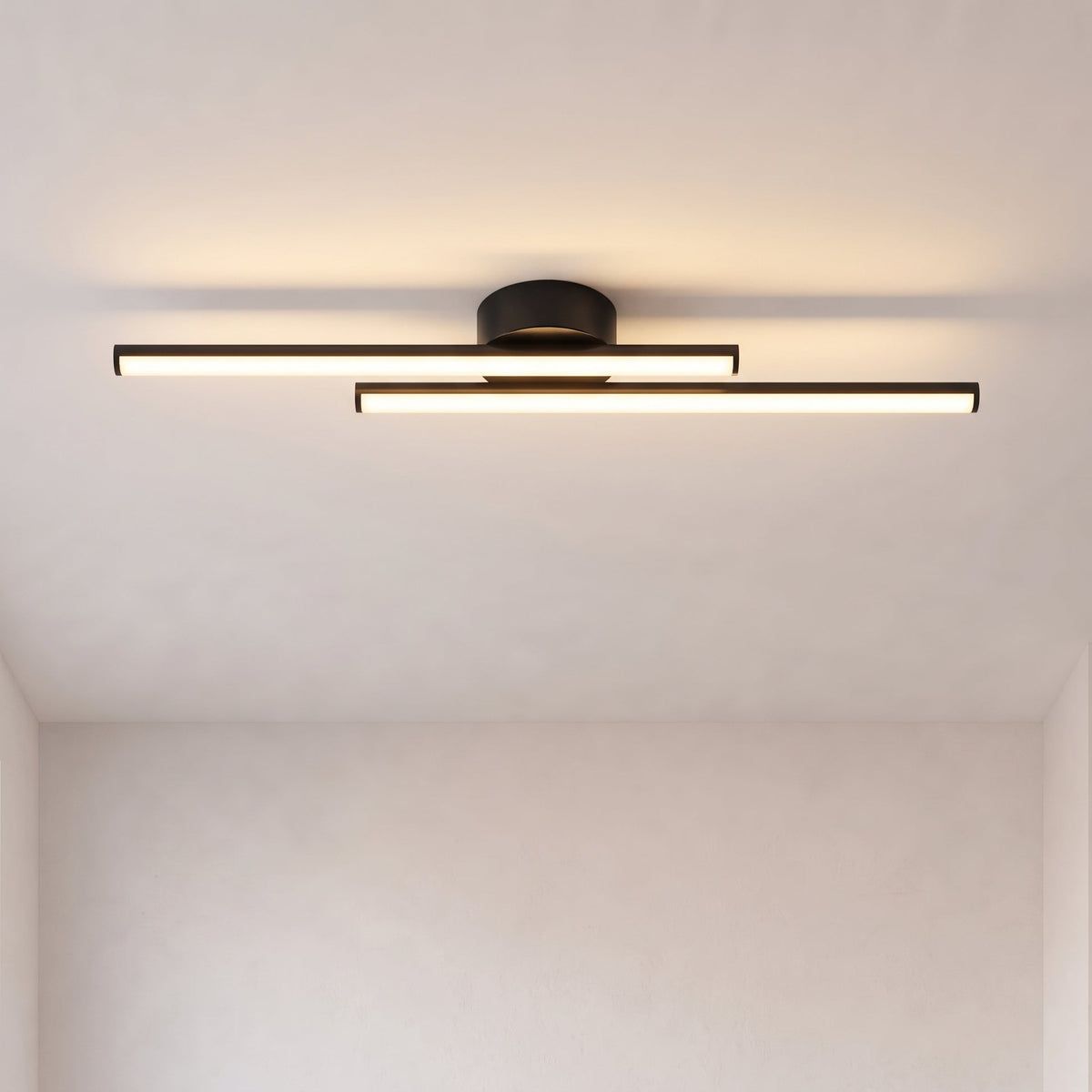 Double Linear LED Ceiling Light – Minimalist Bar Lighting