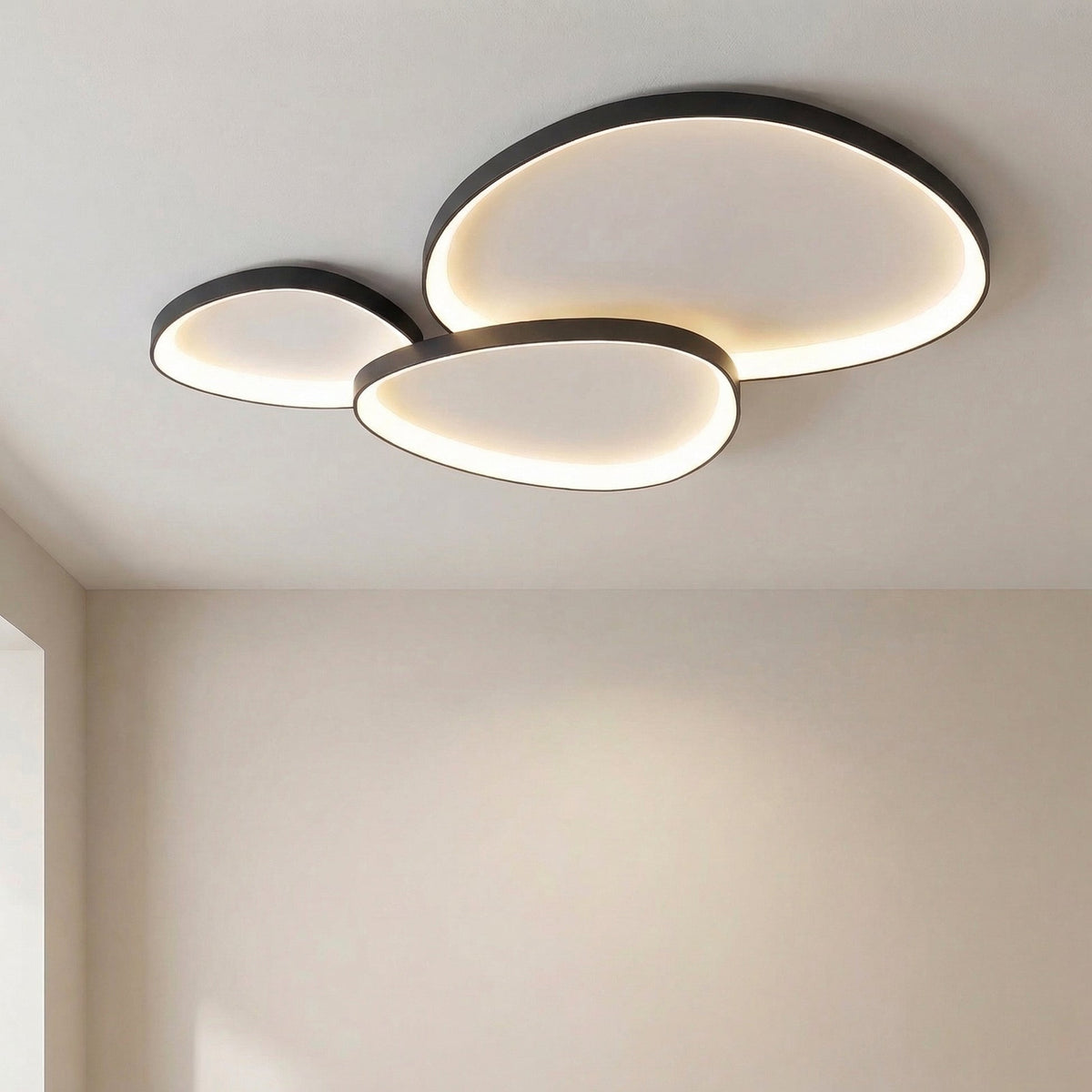 Modern Circular LED Ceiling Light – Contemporary Geometric Lighting