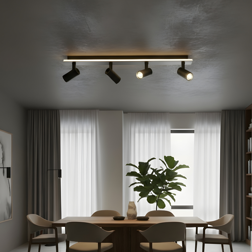 Modern Multi-Spot Ceiling Light – Adjustable LED Spotlight Lighting