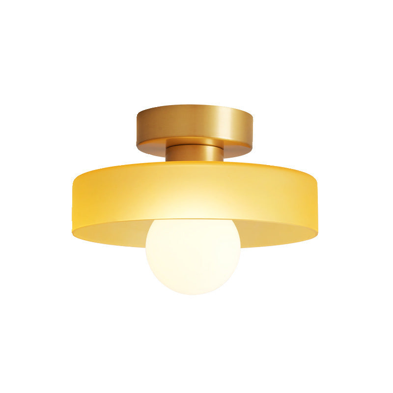 French Bauhaus Ceiling Light – Retro Glass Lighting for Modern Interiors