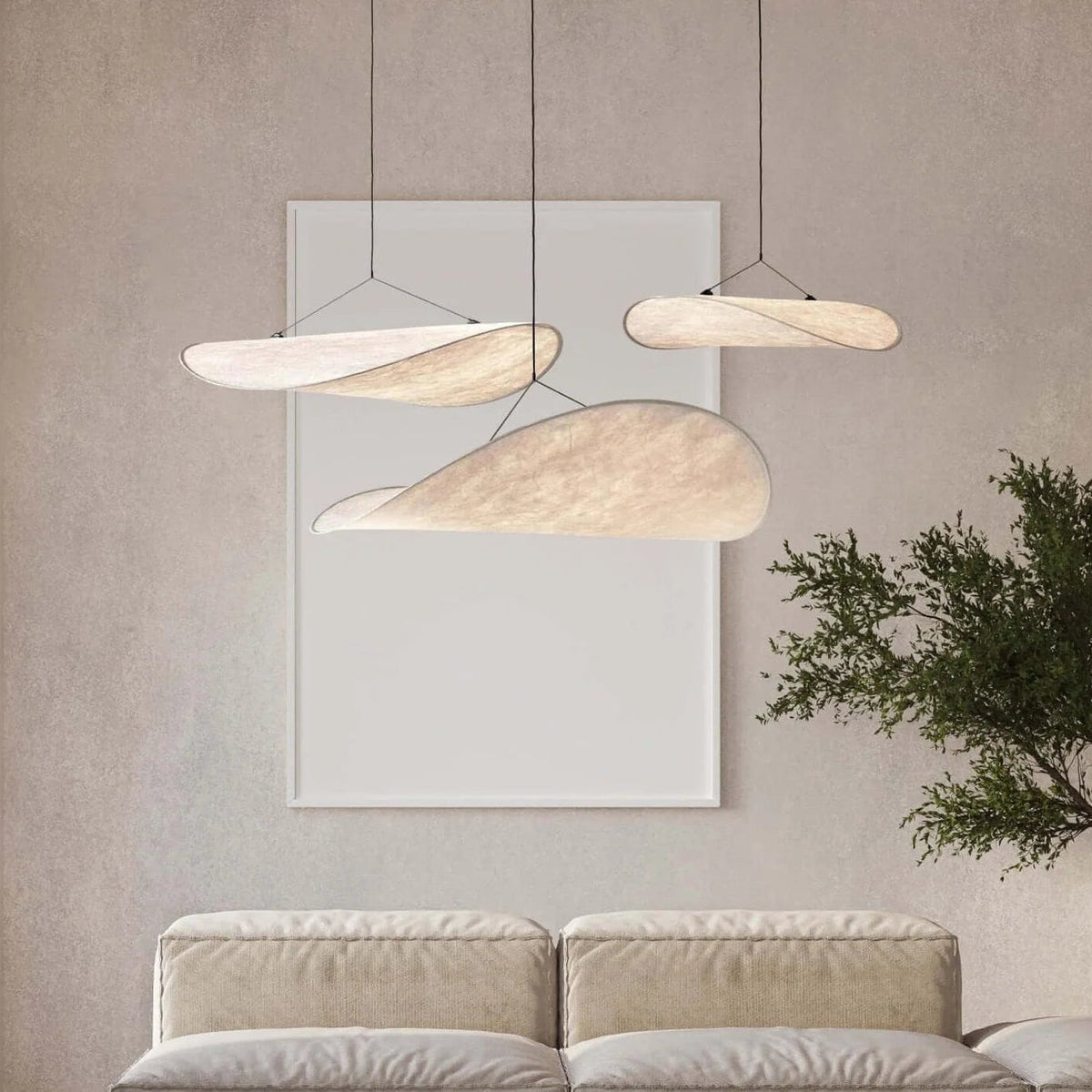 Japandi Pendant Light – Modern Minimalist Hanging Lighting