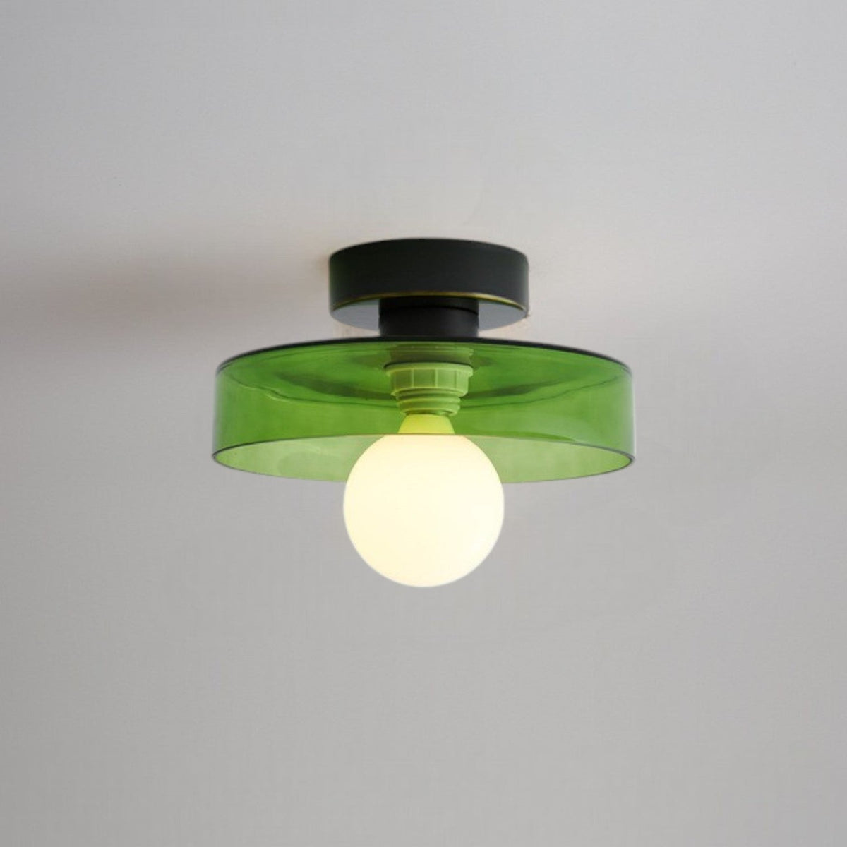 French Bauhaus Ceiling Light – Retro Glass Lighting for Modern Interiors