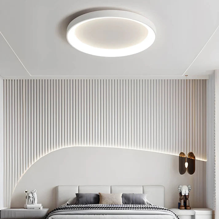 Minimalist Circular LED Ceiling Light – Modern Flush Mount Lighting