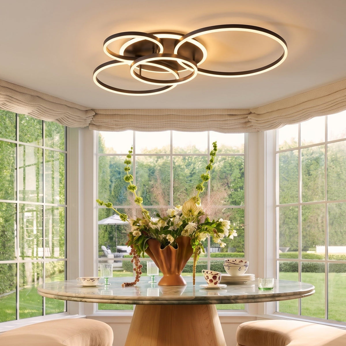 Randale's Ceiling Light – Modern Geometric LED Lighting
