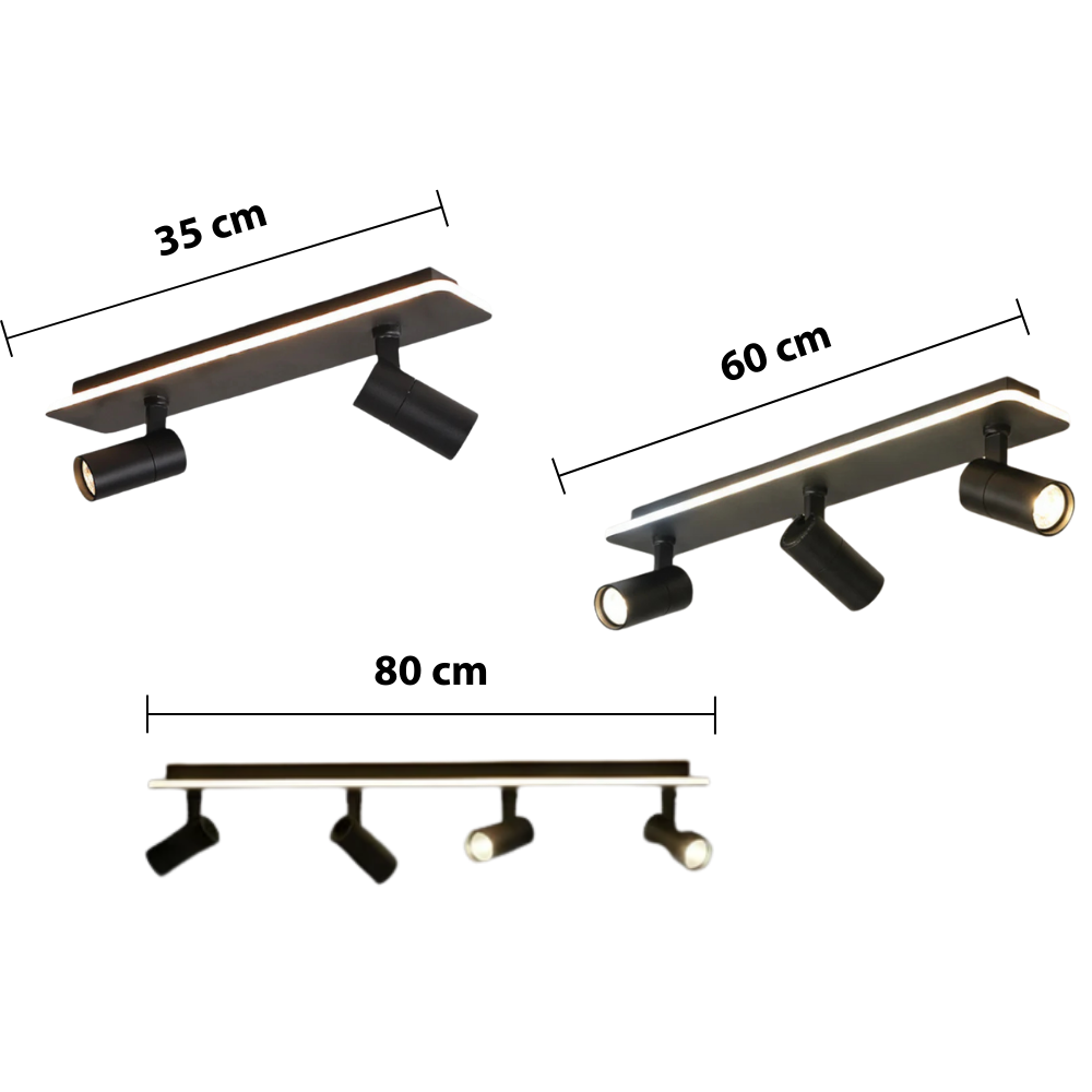 Modern Multi-Spot Ceiling Light – Adjustable LED Spotlight Lighting