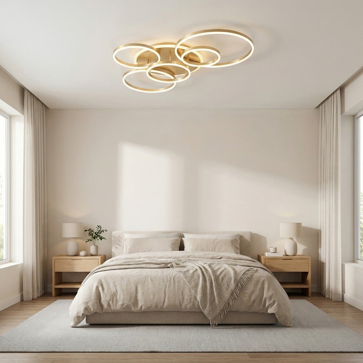 Randale's Ceiling Light – Modern Geometric LED Lighting