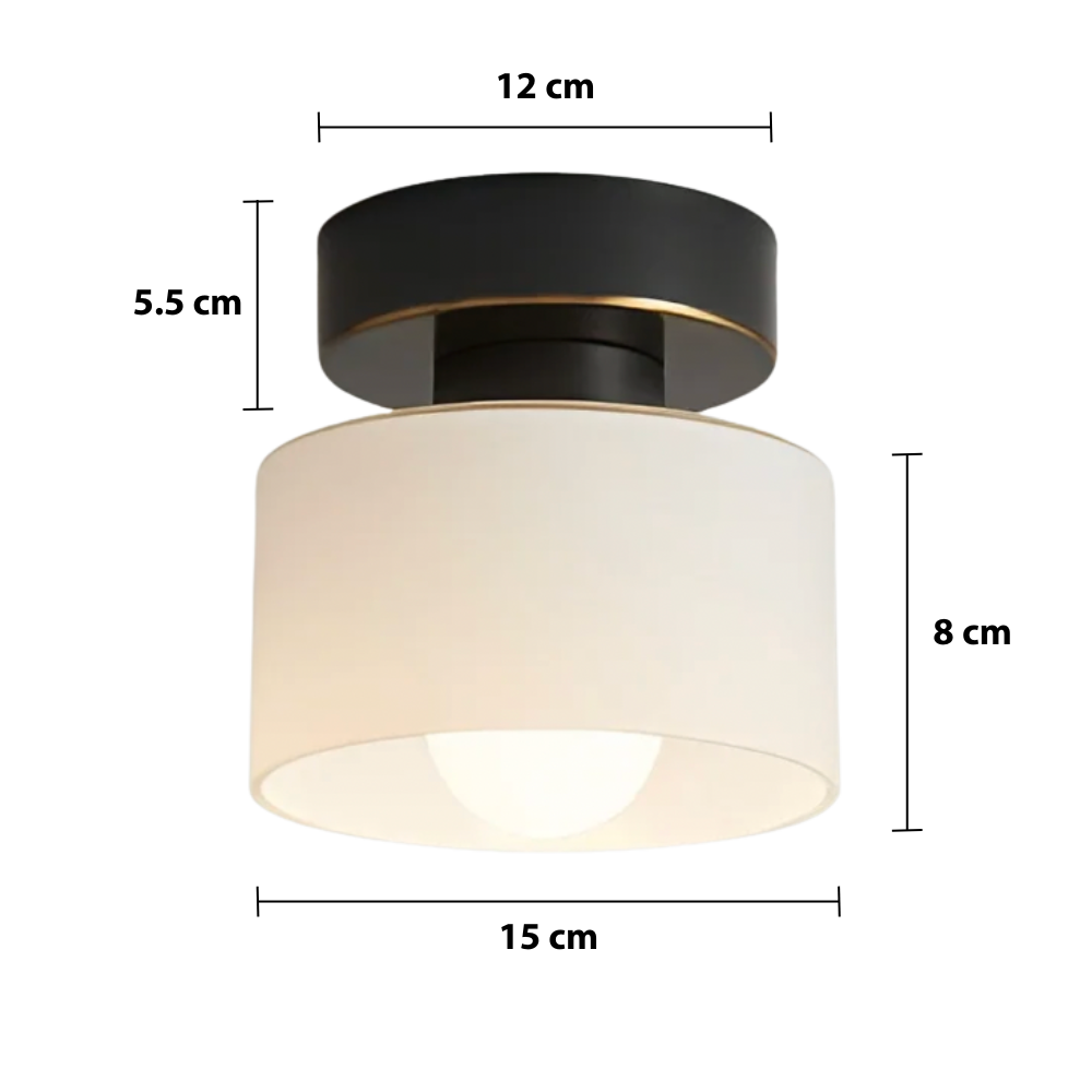 Creative Bauhaus Ceiling Spot – Modern Minimalist Glass Lighting