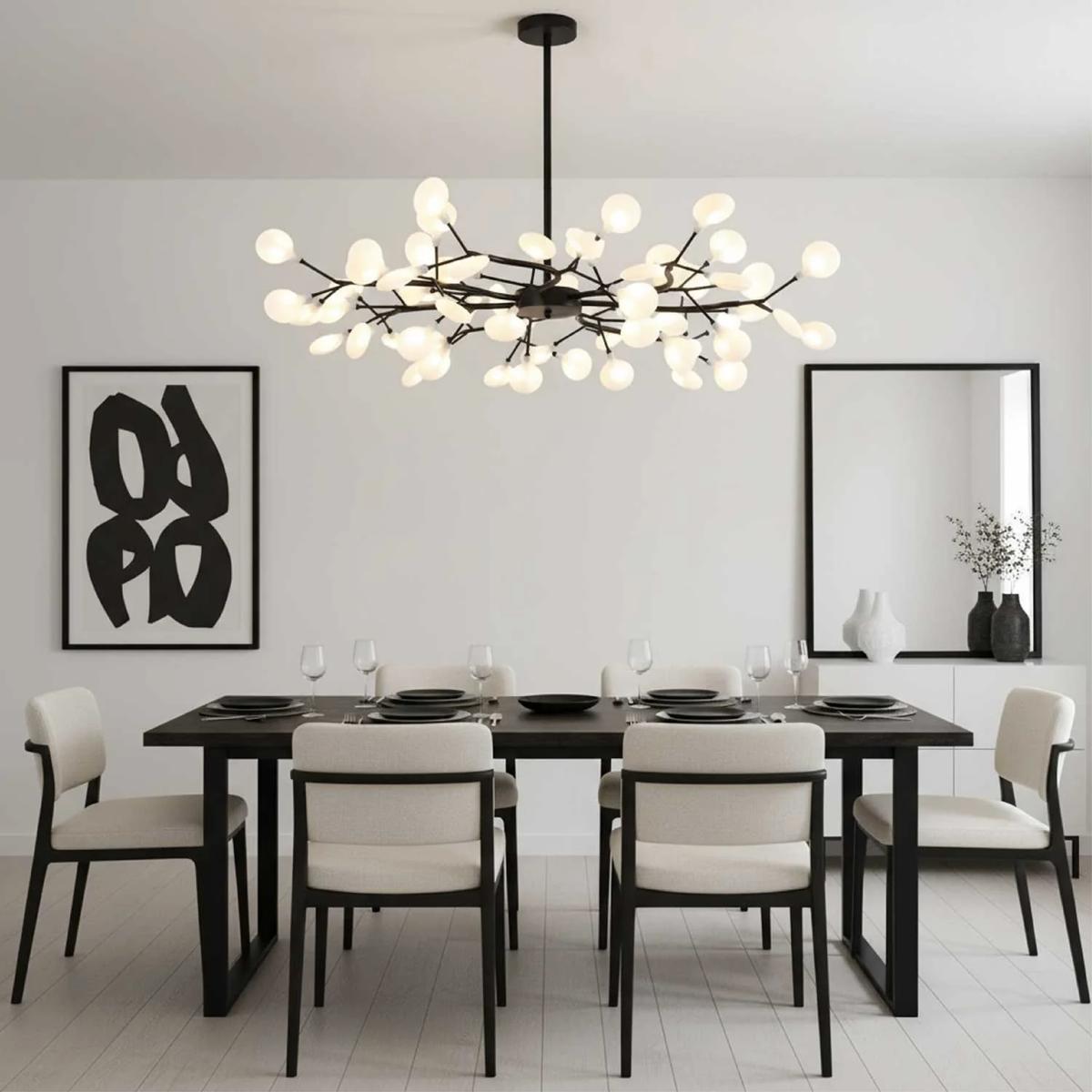 Firefly LED Chandelier – Modern Branching Pendant Lighting