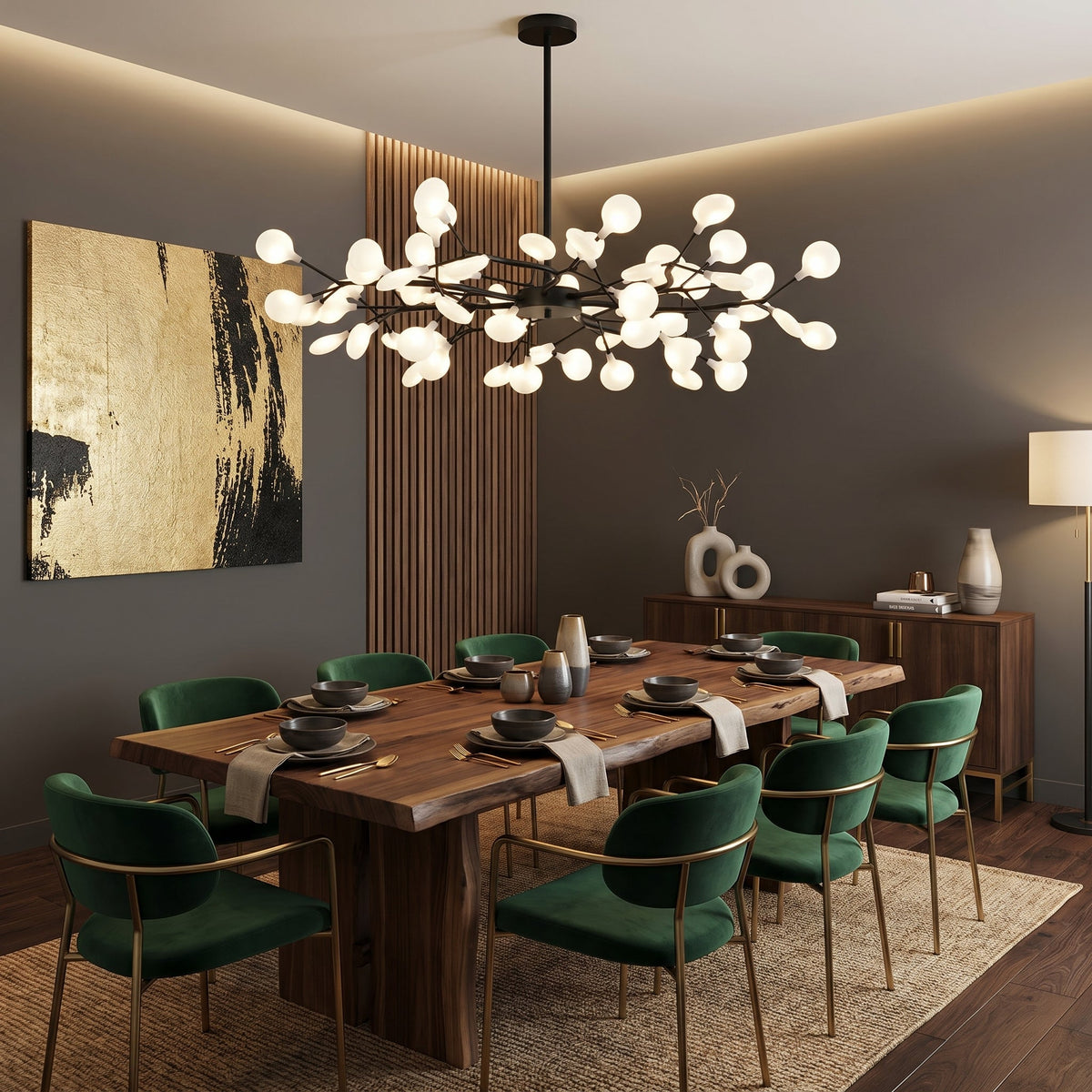 Firefly LED Chandelier – Modern Branching Pendant Lighting