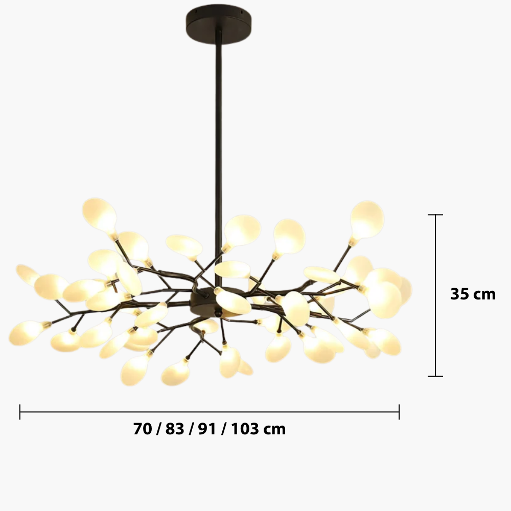 Firefly LED Chandelier – Modern Branching Pendant Lighting