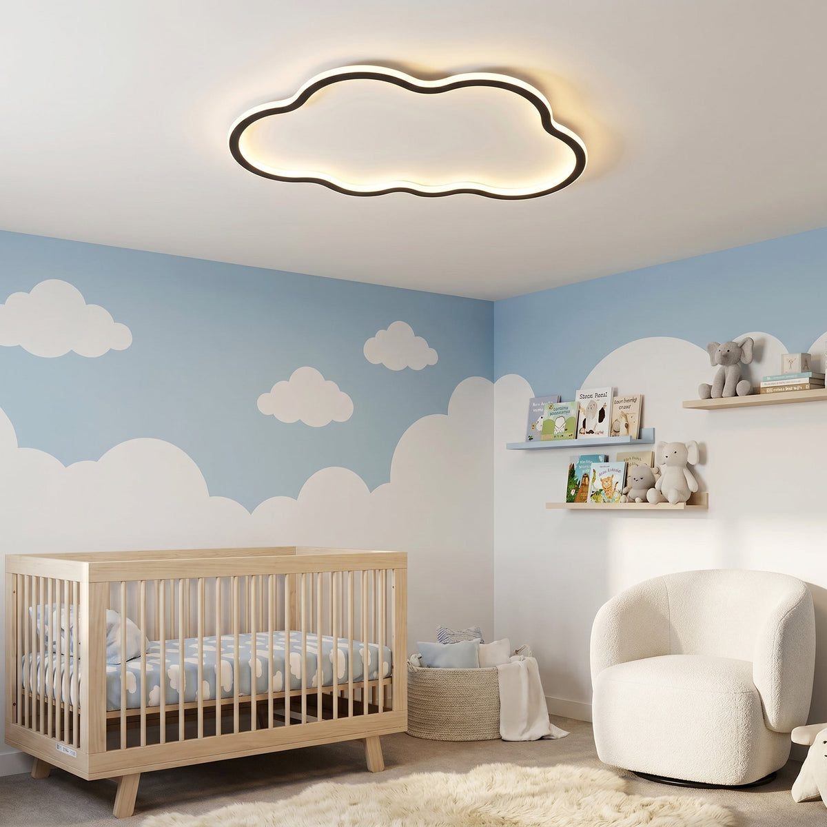 Modern Cloud Ceiling Light – Contemporary LED Lighting