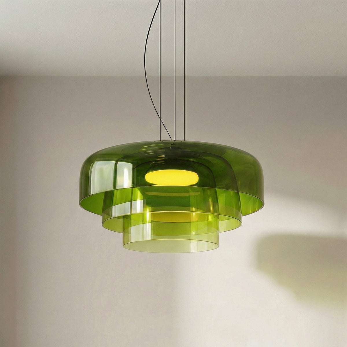 Glass Pendant Light – Modern Layered Glass Lighting