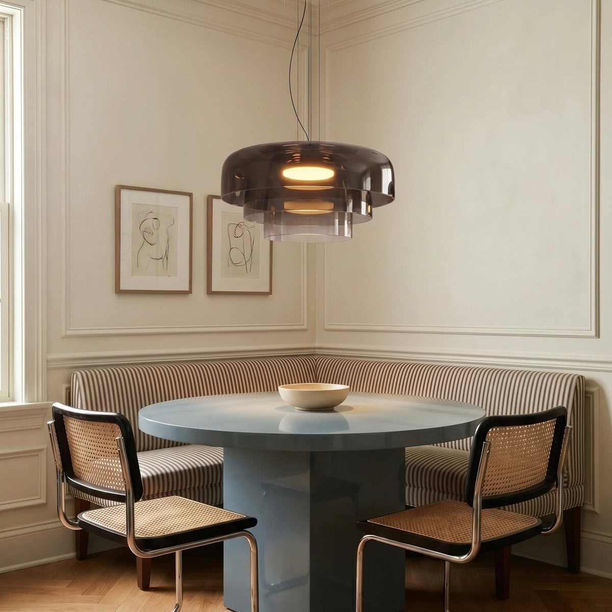 Glass Pendant Light – Modern Layered Glass Lighting