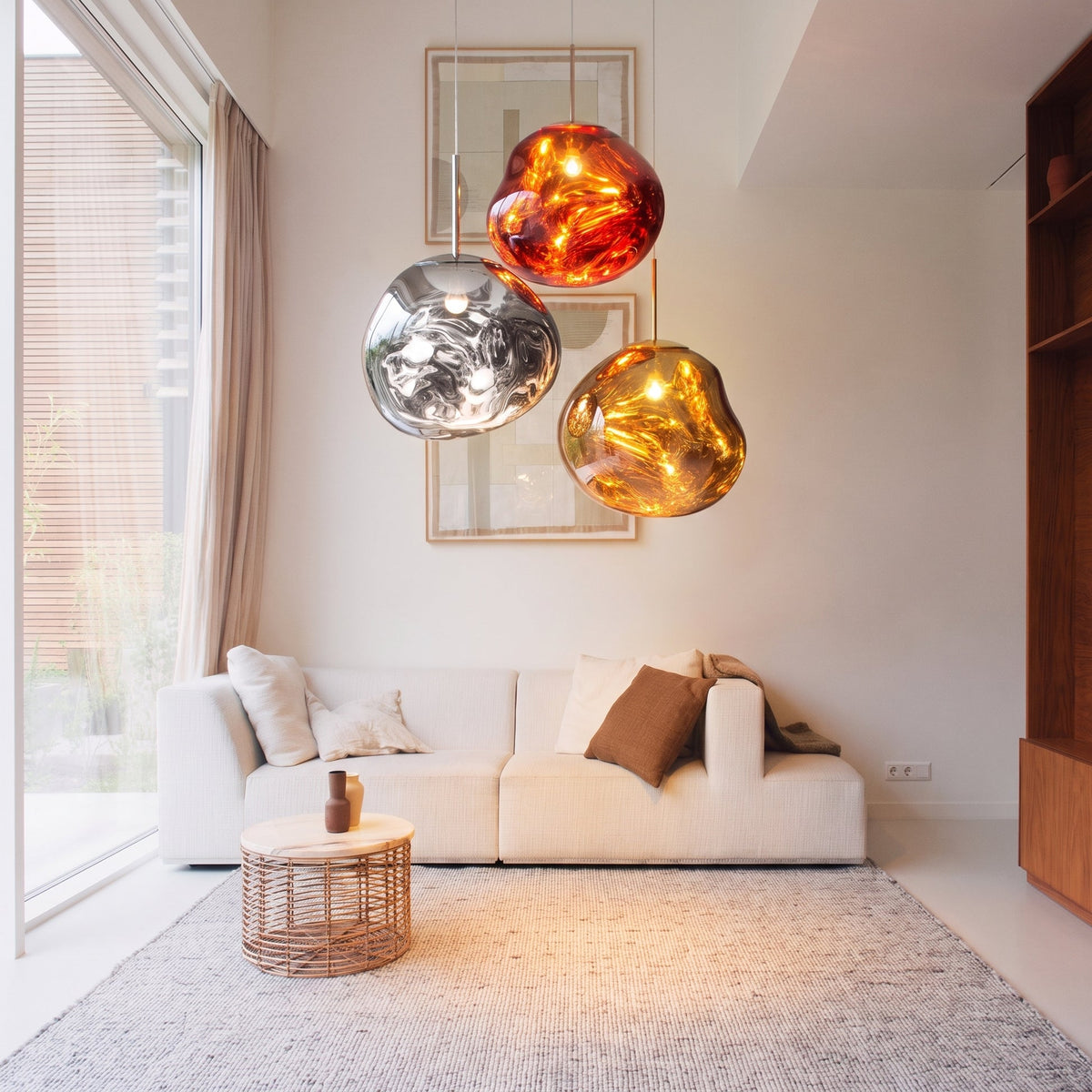 Melt Glass Pendant Light – Artistic Modern Glass Lighting