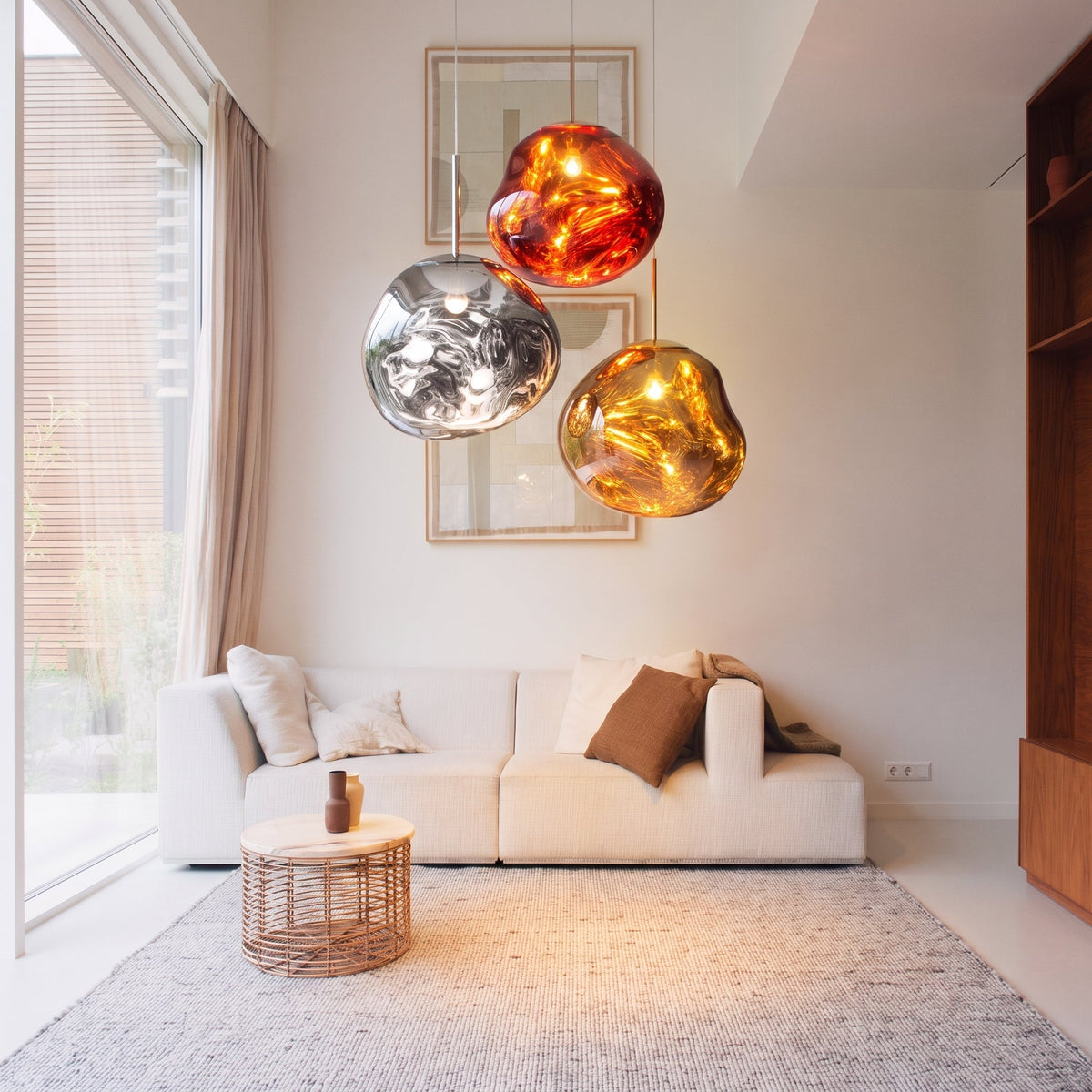 Melt Glass Pendant Light – Artistic Modern Glass Lighting