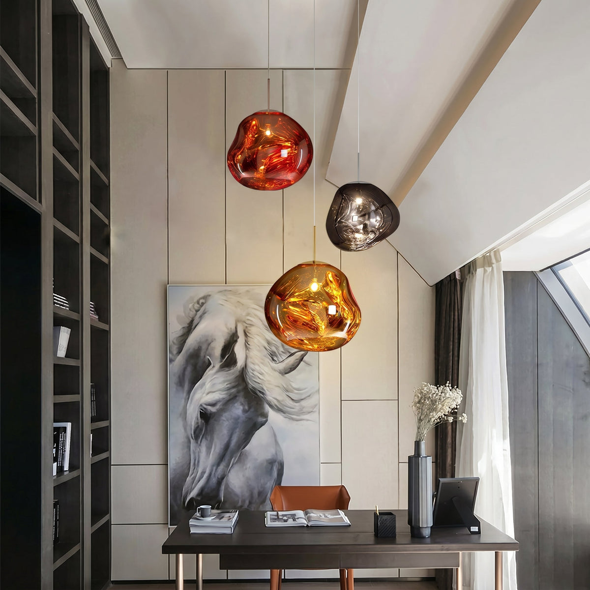 Melt Glass Pendant Light – Artistic Modern Glass Lighting