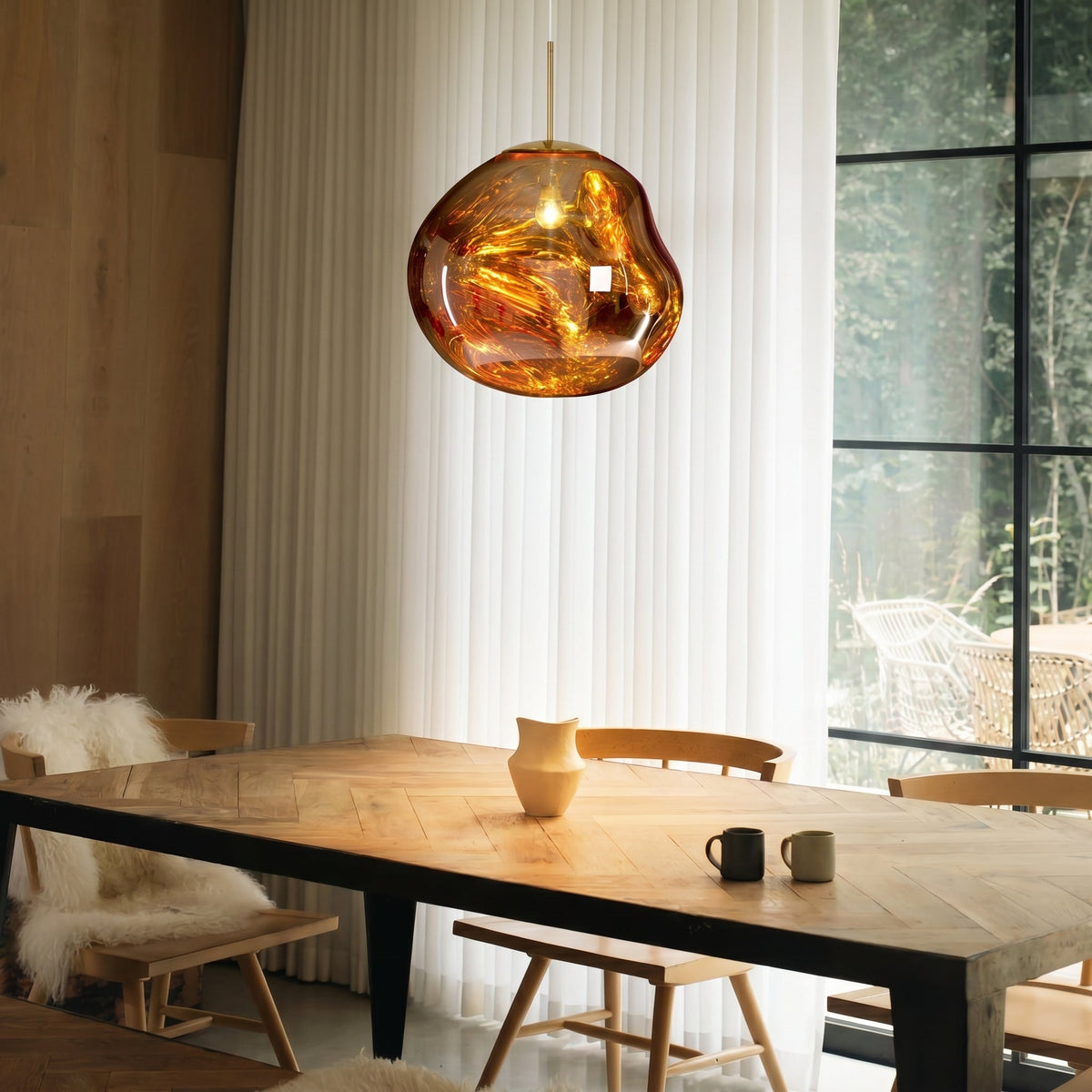 Melt Glass Pendant Light – Artistic Modern Glass Lighting