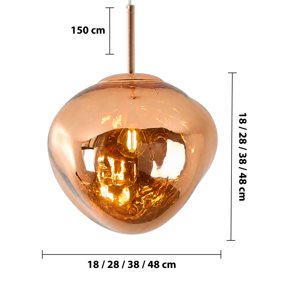 Melt Glass Pendant Light – Artistic Modern Glass Lighting