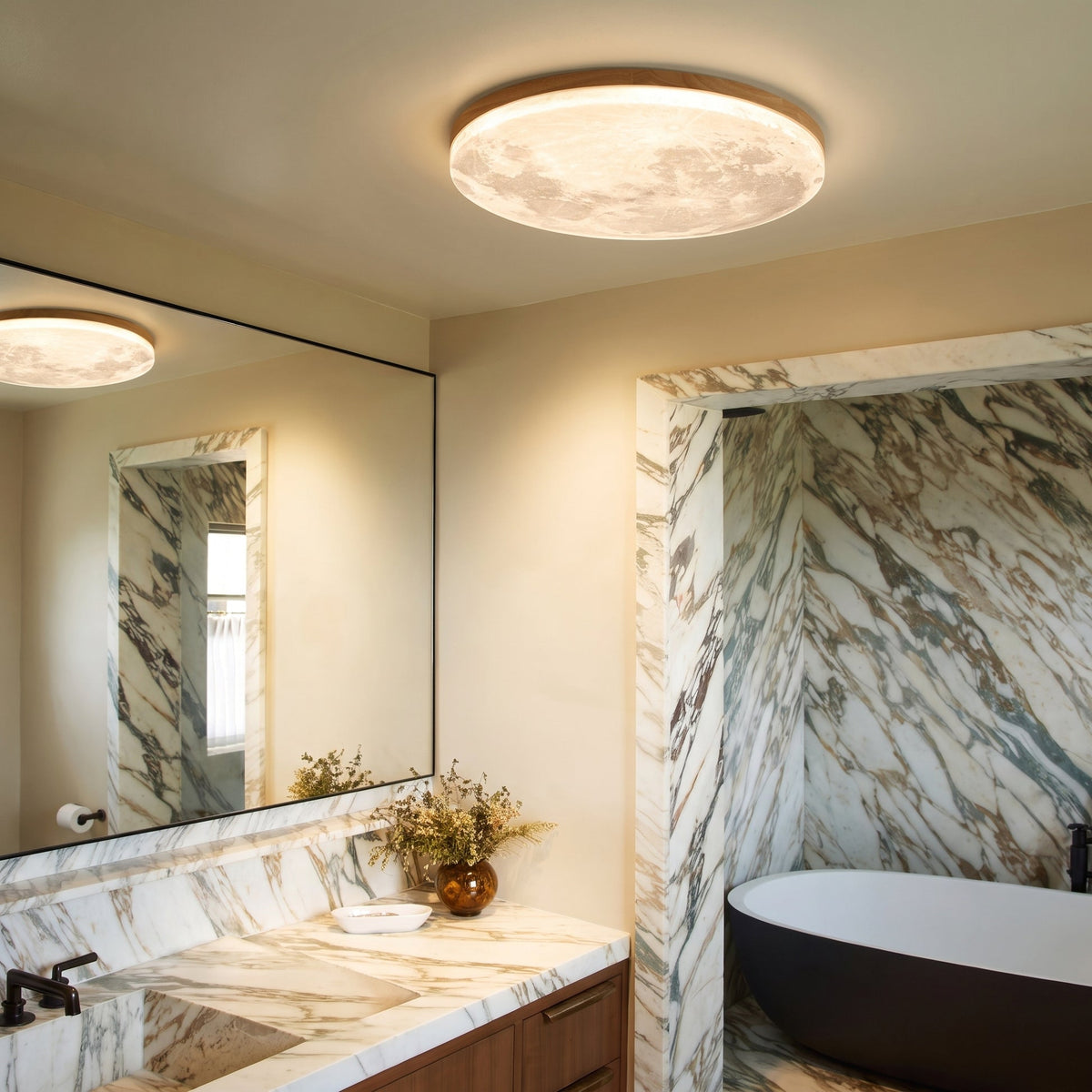 Moon Ceiling Light – Modern Lunar Inspired LED Lighting