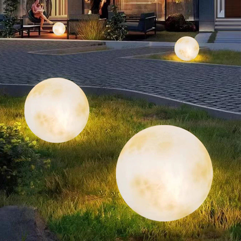 Moon Garden Solar Powered Lamp – Decorative Outdoor Moon Lighting