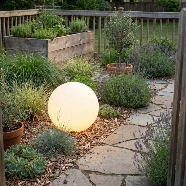 LED Garden Sphere Light – Waterproof Outdoor Globe Lighting