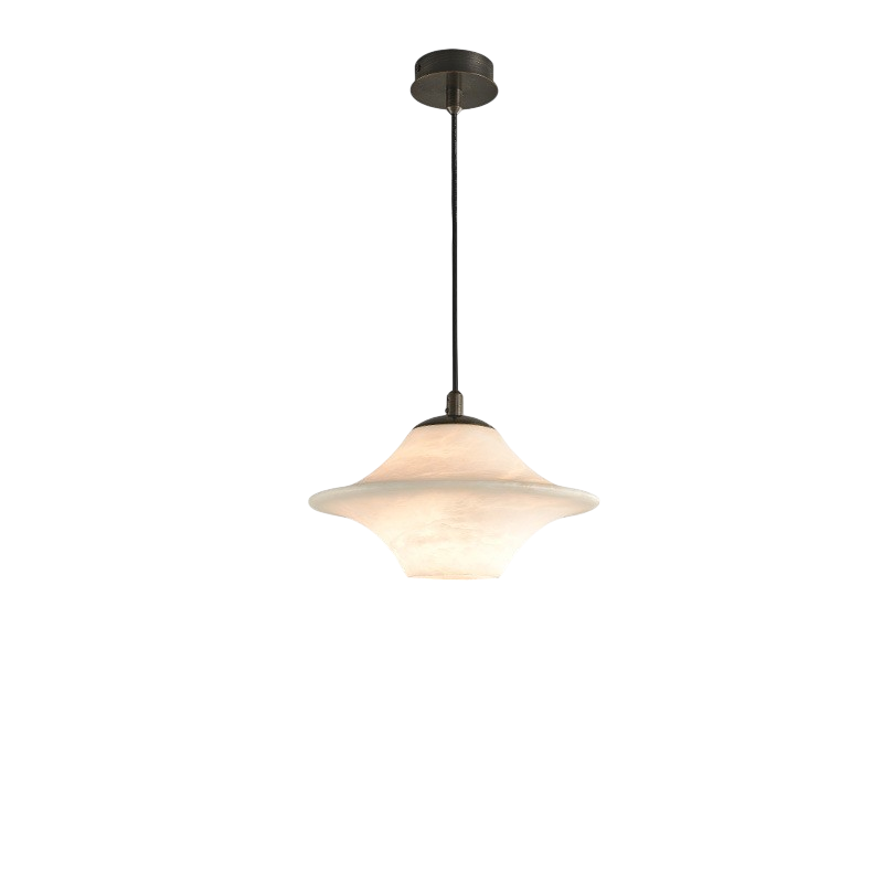 Sculptural Alabaster Pendant Light – Natural Stone Lighting