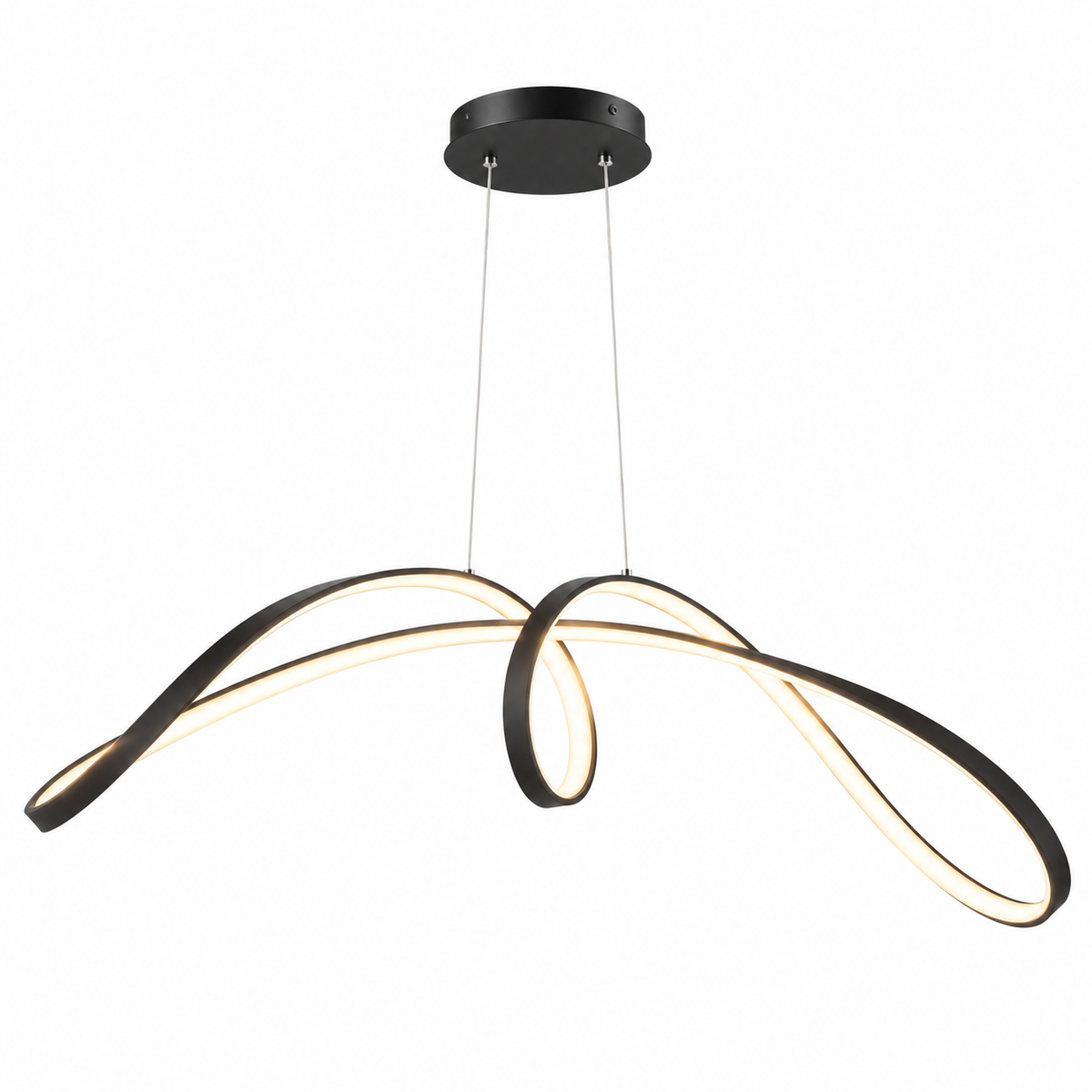 Sculptural Spiral LED Pendant Light – Contemporary Hanging Lighting