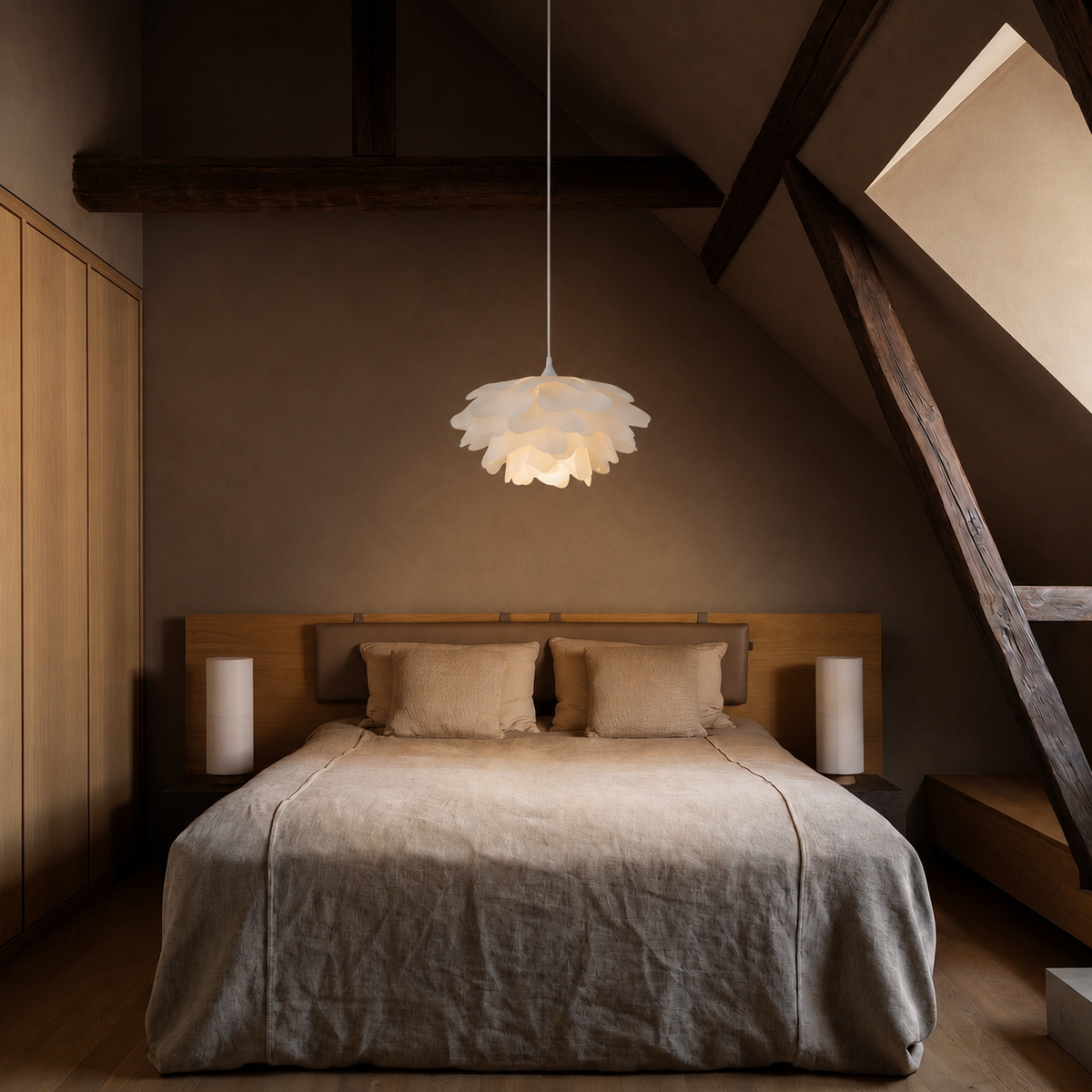Flower Petal Pendant Light – Modern Layered Hanging Lighting