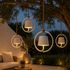 Outdoor Rechargeable Pendant Light – Modern Hanging Ambient Lighting
