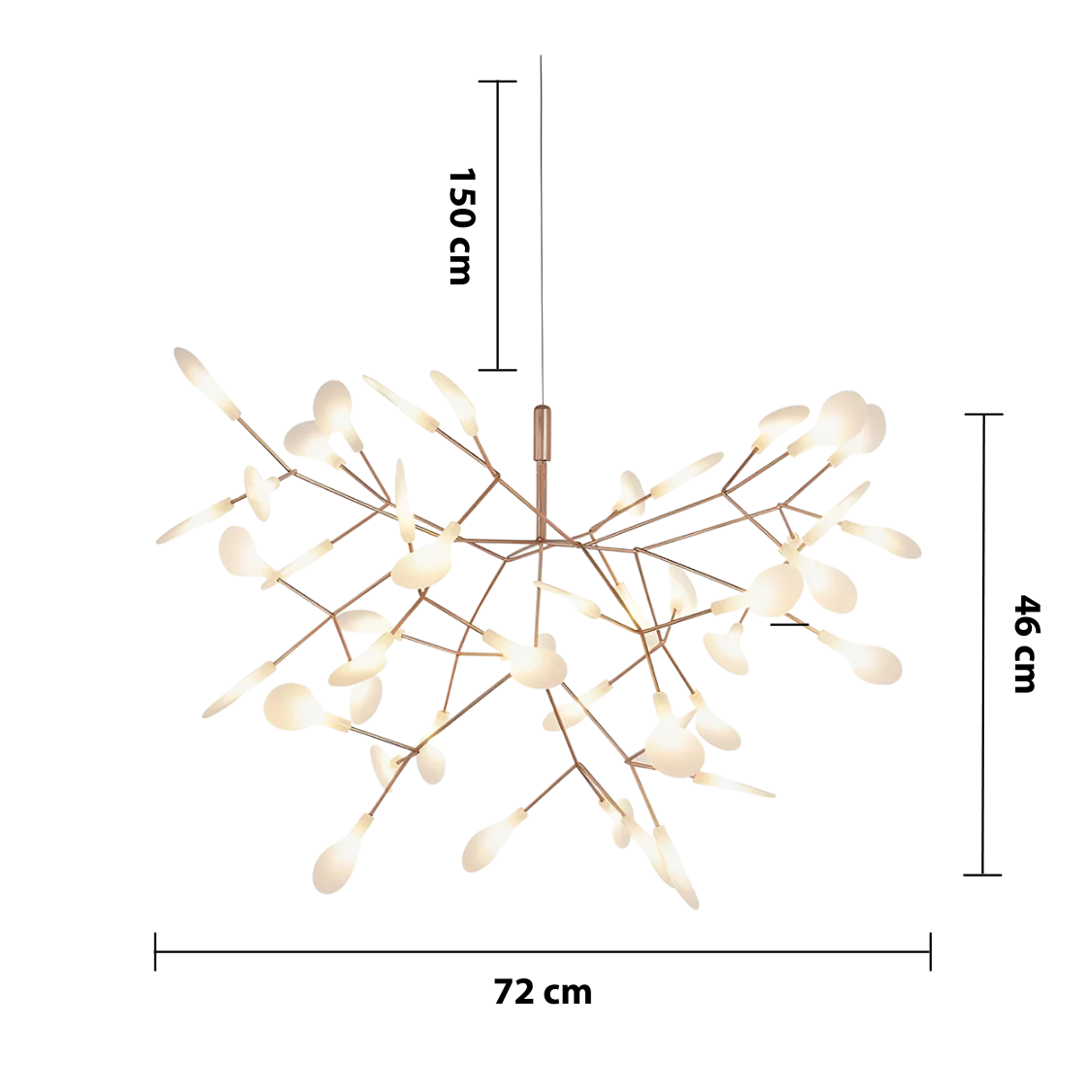 Firefly Pendant Light – Modern Branching LED Chandelier
