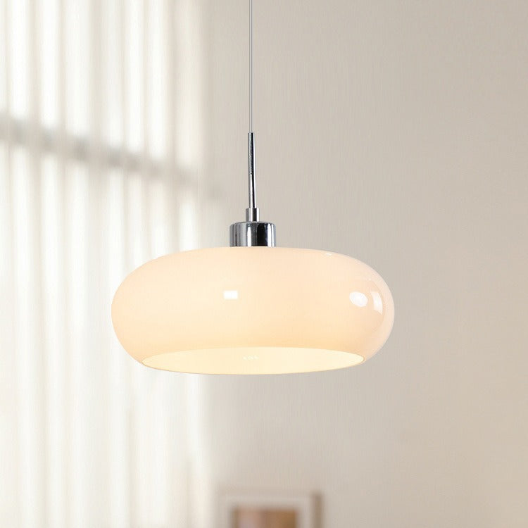 Bauhaus Style Pendant Light – Retro Modern Glass Lighting