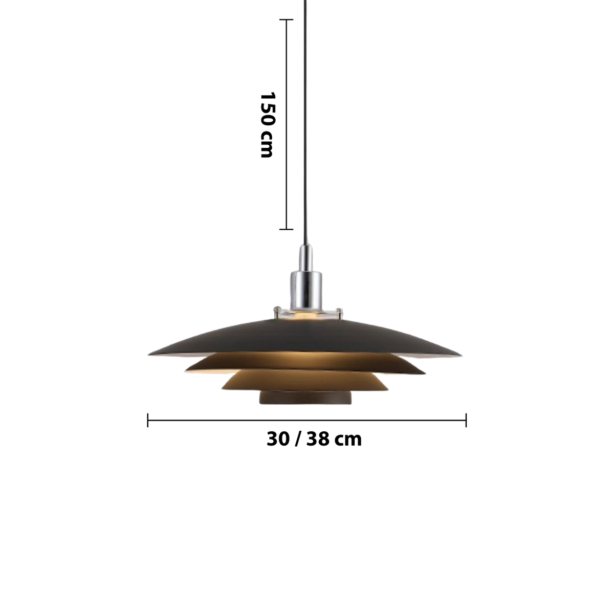 Metal Layer Pendant Light – Modern Scandinavian Layered Lighting