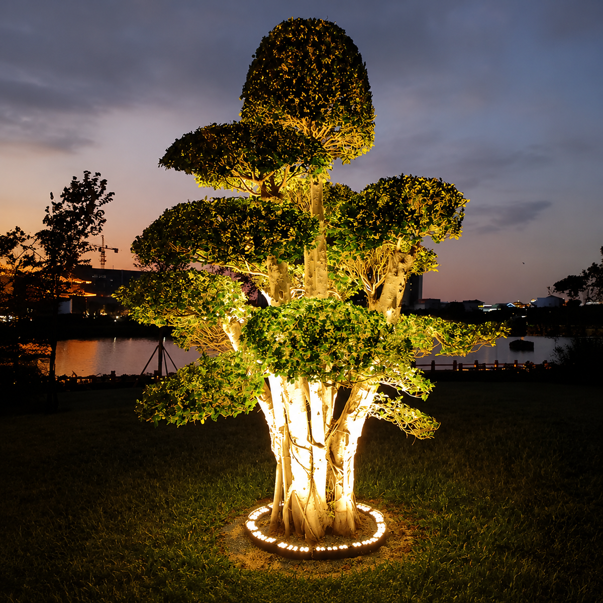 Outdoor Spotlight for Tree – Modern LED Landscape Lighting