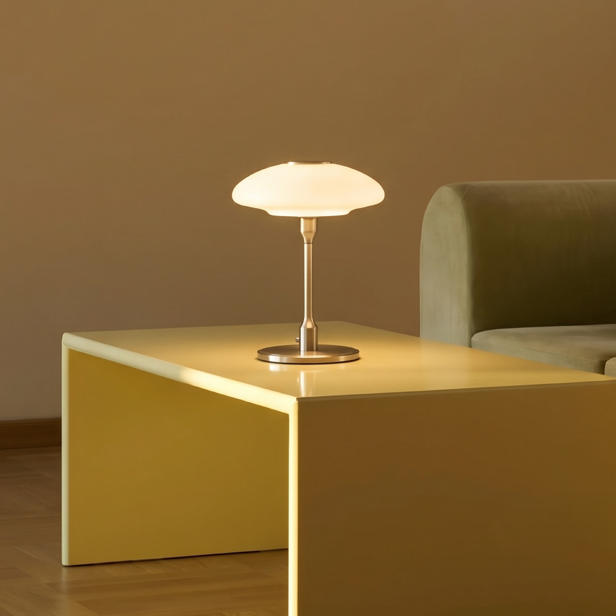 Swedish Designer Table Lamp – Modern Scandinavian Glass Lighting