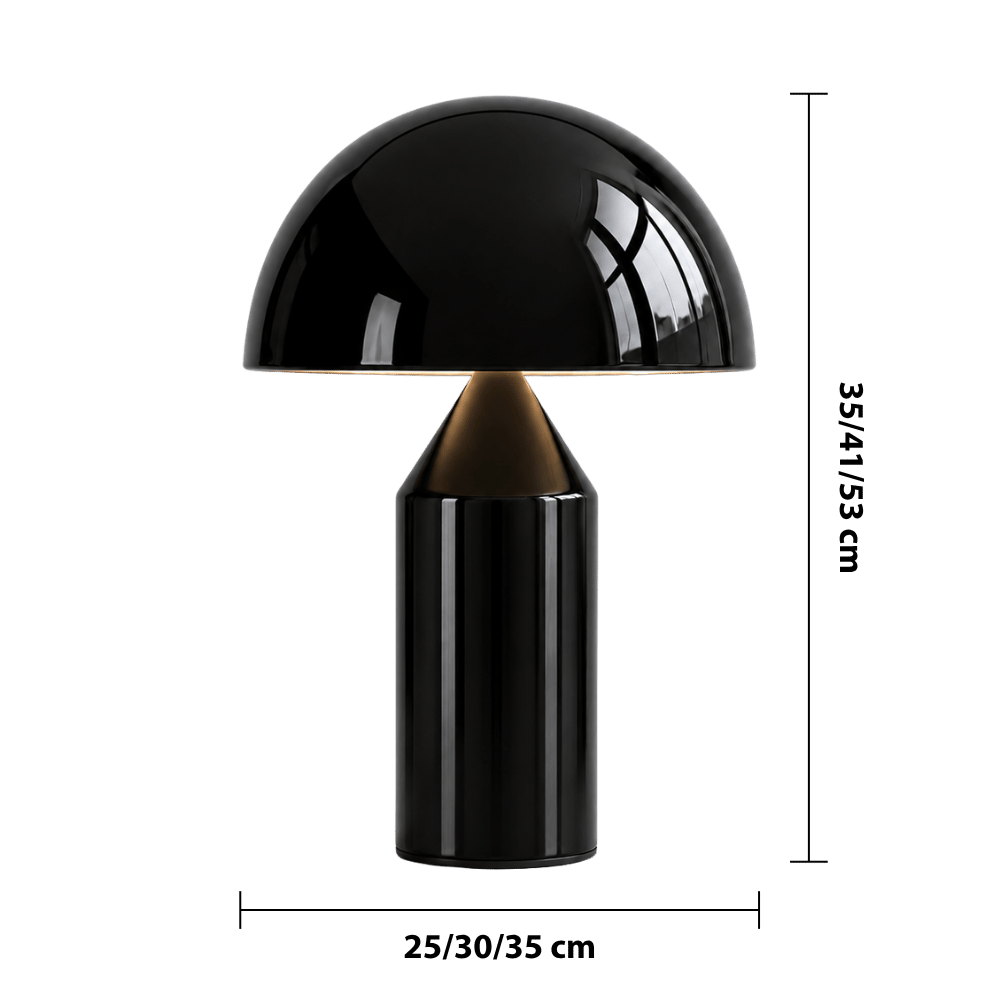 Dome Mushroom Table Lamp – Retro Metal Lighting