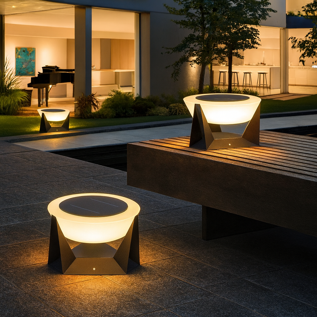 Solar Outdoor Terrace Light – Decorative LED Ambient Lighting