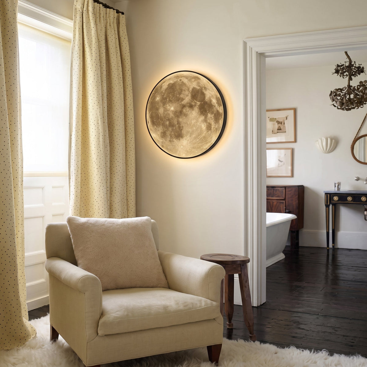 Moon Wall Lamp – Modern Lunar Inspired LED Lighting