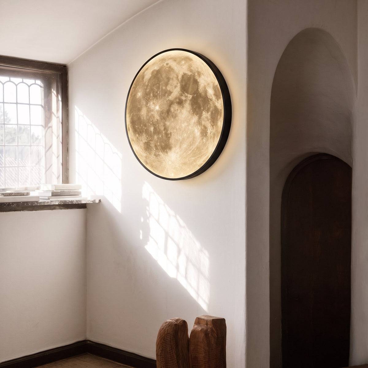 Moon Wall Lamp – Modern Lunar Inspired LED Lighting