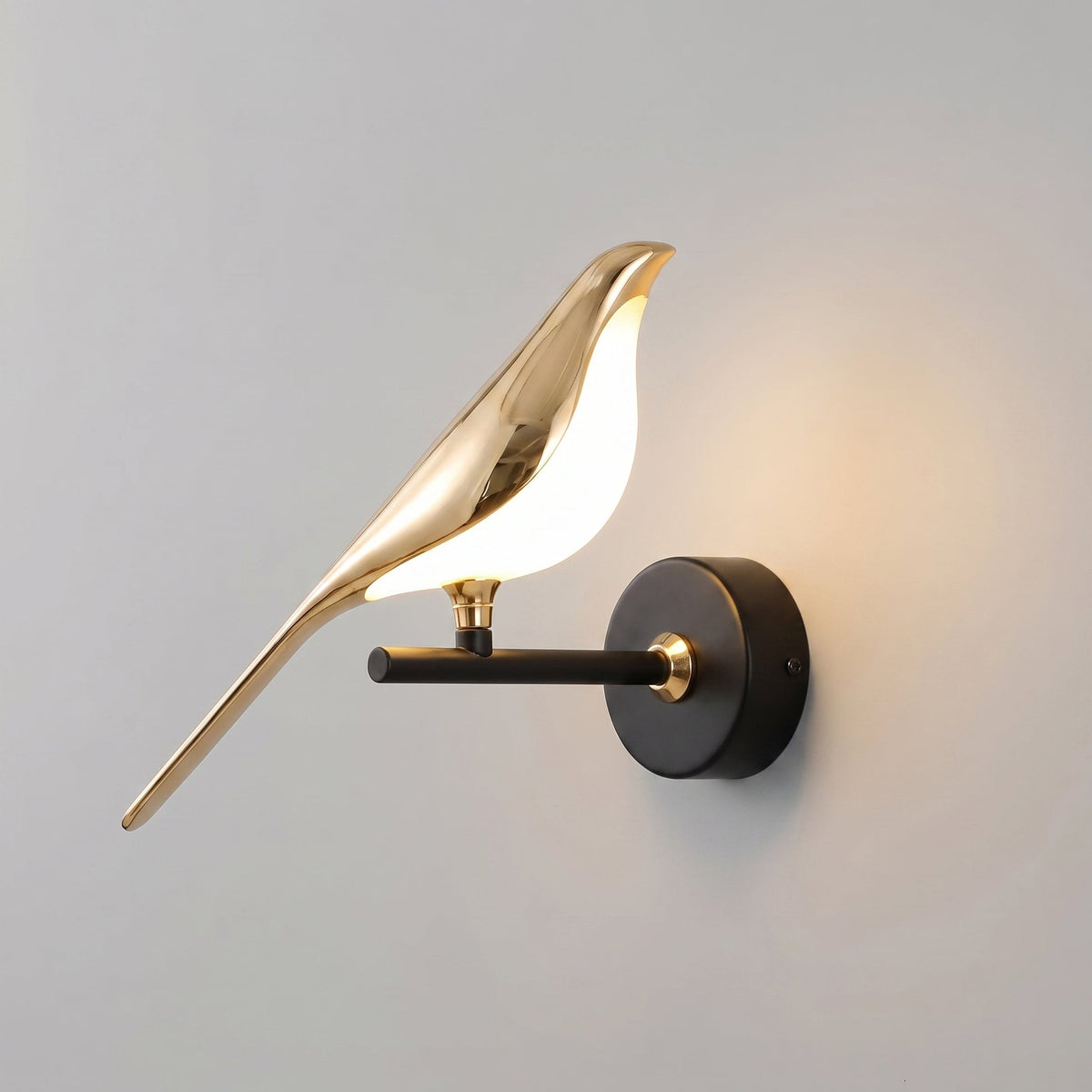 Gold Bird Wall Light – Sculptural LED Wall Lighting