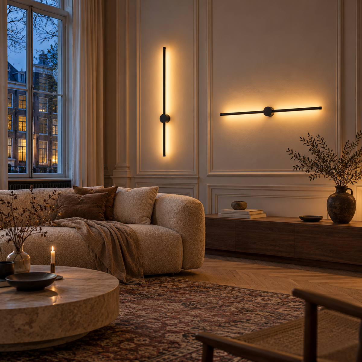 Vertical Linear LED Wall Light – Minimalist Accent Lighting