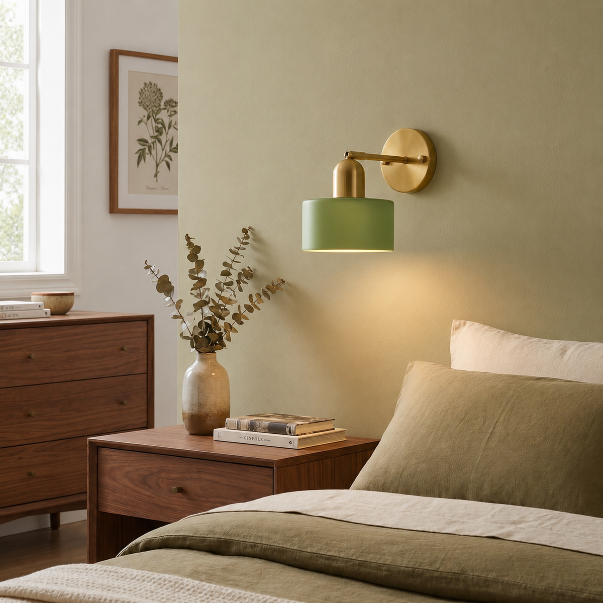 Colored Glass Bauhaus Wall Light – Retro Modern Wall Lighting