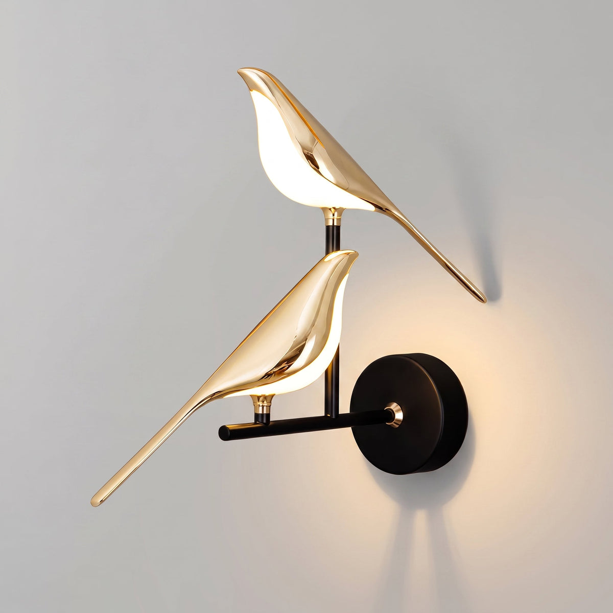 Gold Bird Wall Light – Sculptural LED Wall Lighting