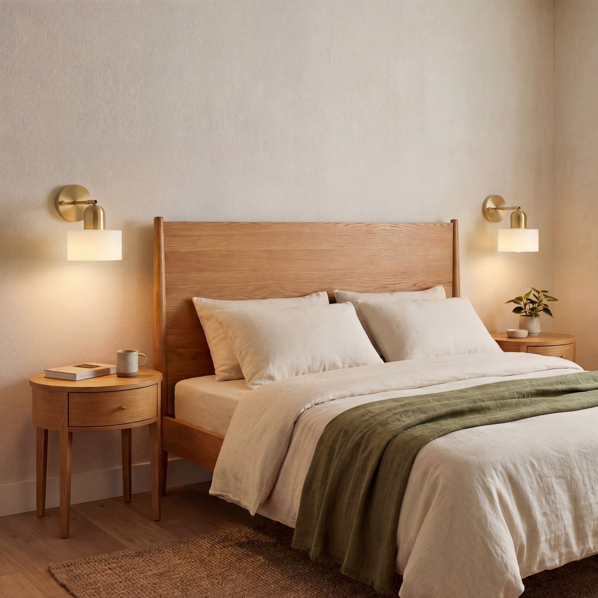 Colored Glass Bauhaus Wall Light – Retro Modern Wall Lighting