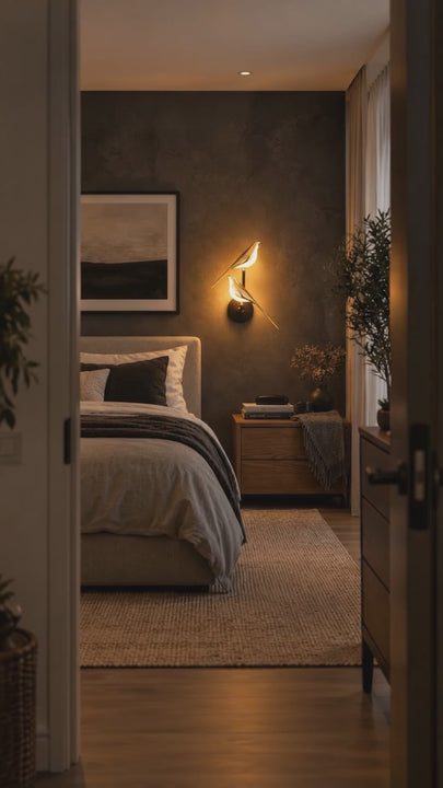 Gold Bird Wall Light – Sculptural LED Wall Lighting